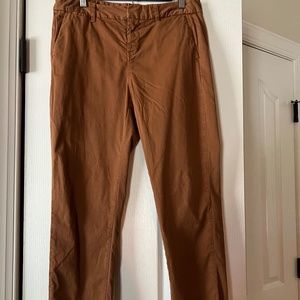 Nili Lotan East Hampton Pant Size 6 Rust/Maple